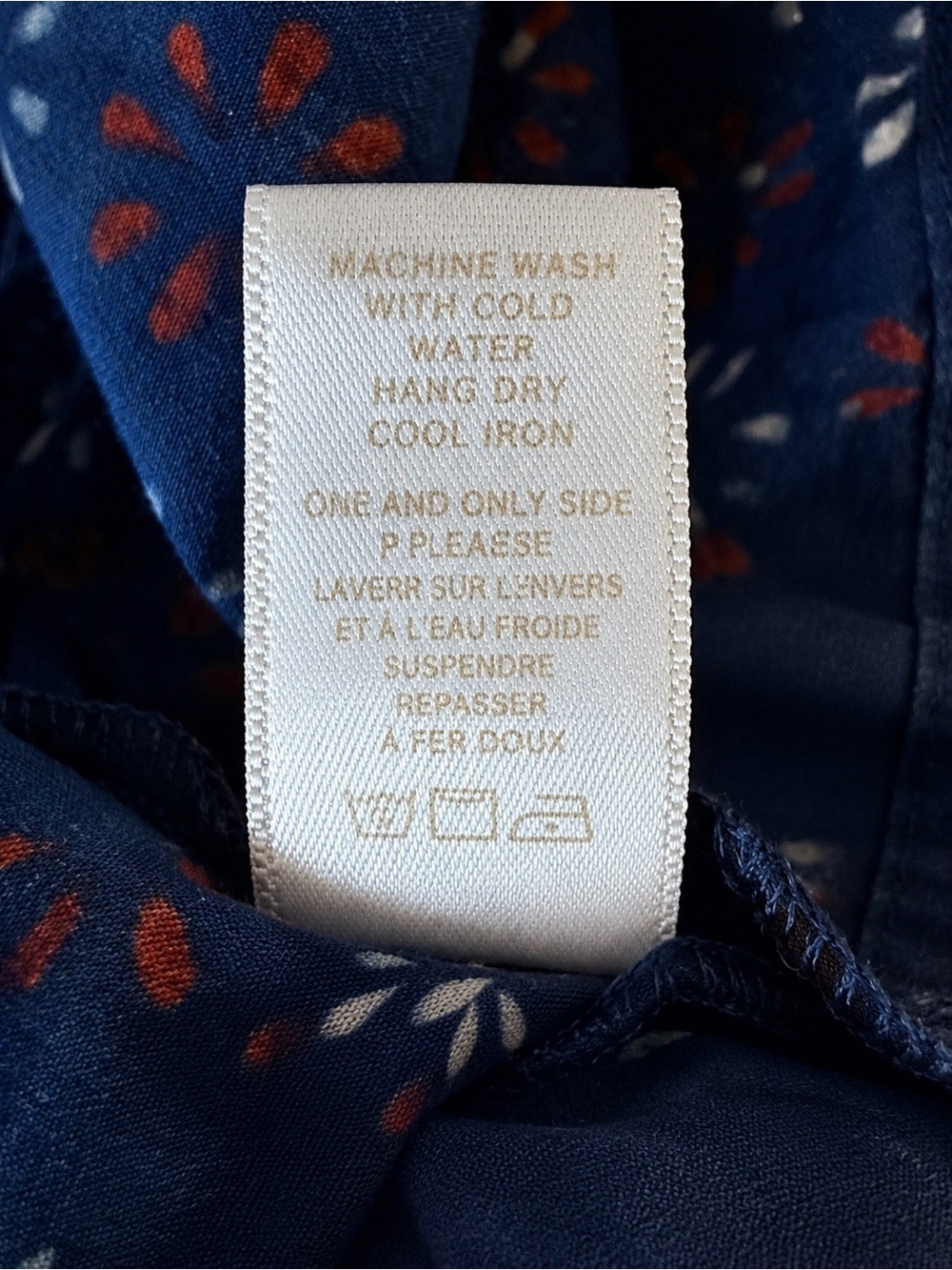 Christy Dawn Dawn Dress S Indigo Daisy Organic Cotton Prairie Midi Dress - Picture 7 of 11